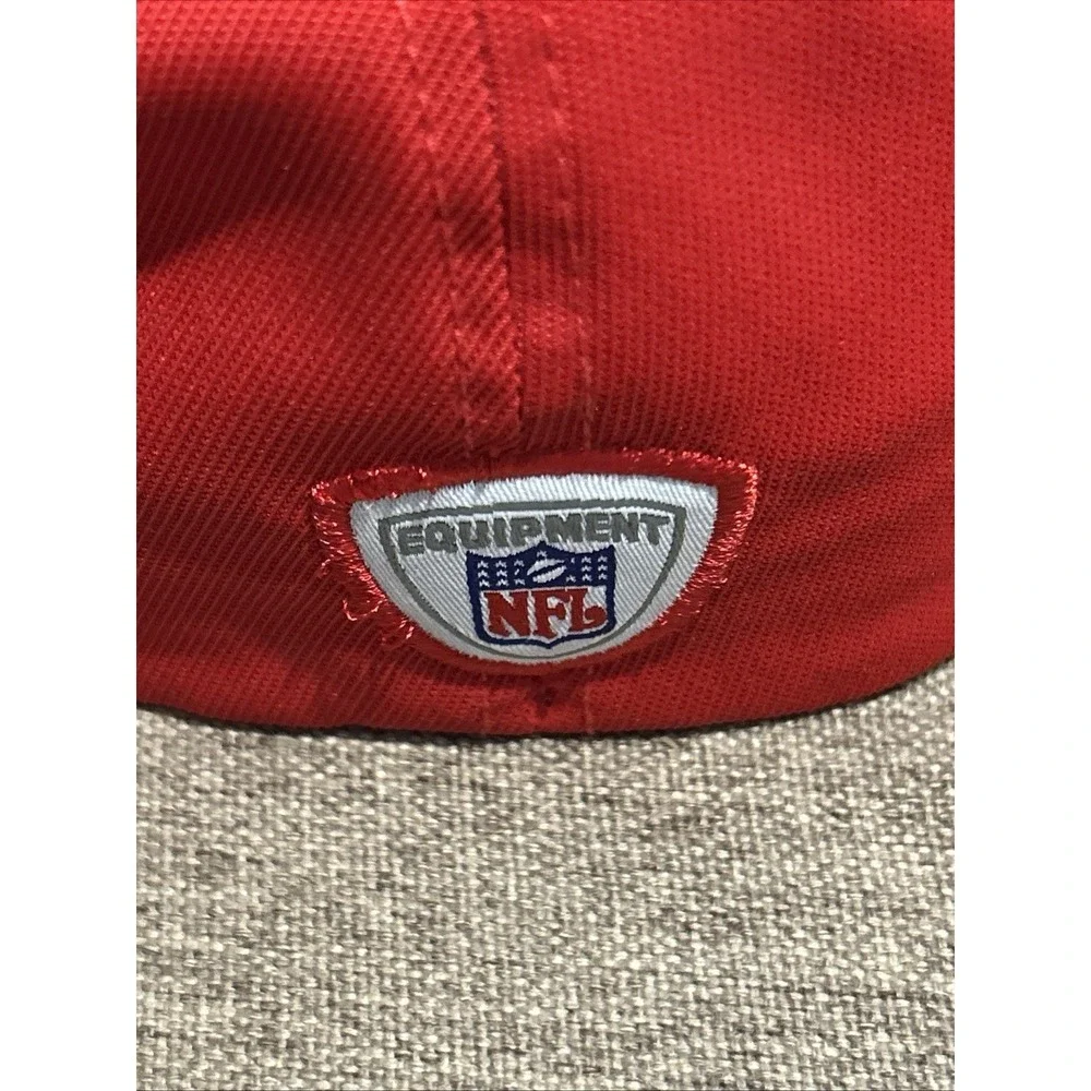 Vtg NFL Kansas City Chiefs Reebok Baseball Cap Hat OSFA Stretch Fit NWOT